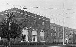 Enumclaw School Districts former junior high and high school from the 1930s. Courtesy UW Special Collections (UW20755z)