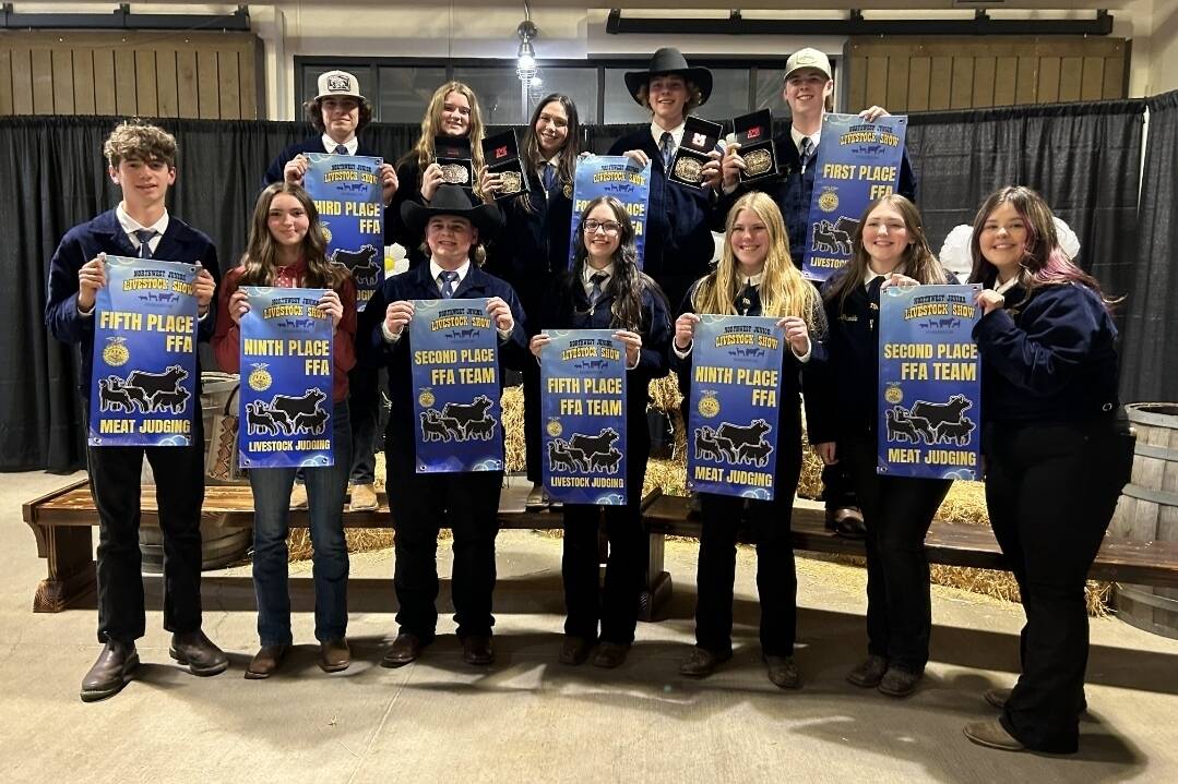 From left to right: Top Row: Austin Martin, Ariann Blakely, Juliet Gweder, Cody Seldal, Asher Johnson Bottom Row: Lukas Hartjoy, Marley Speece, Liam Isbell, Elissa patten, Maddie Cooper, Dana Shamblin, Addison Spencer. Courtesy photo
