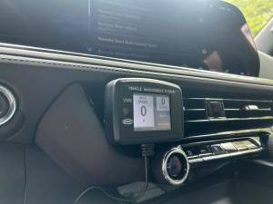 A speed limiter device, like this one, will be required for repeat speeding offenders under a Washington law signed on May 12, 2025. The law doesnt take effect until 2029. (Photo by Jake Goldstein-Street/Washington State Standard)