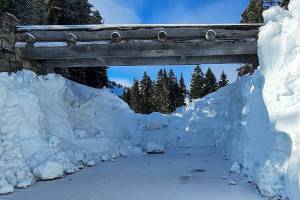 Chinook and Cayuse Pass through Mount Rainier National Park are expected to open May 23. Photo courtesy Washington State Department of Transportation