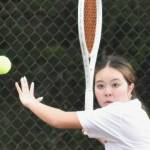 Cydnee Chapin, White River, first team all-league, tennis (singles). Photo by Kevin Hanson