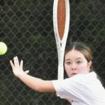 Cydnee Chapin, White River, first team all-league, tennis (singles). Photo by Kevin Hanson