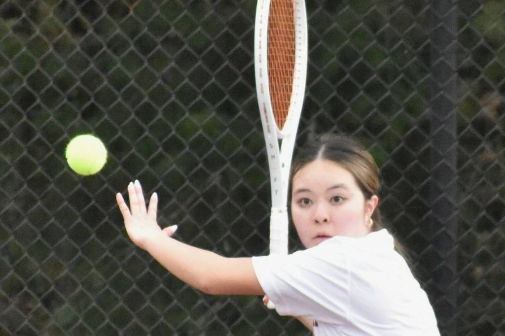 Cydnee Chapin, White River, first team all-league, tennis (singles). Photo by Kevin Hanson