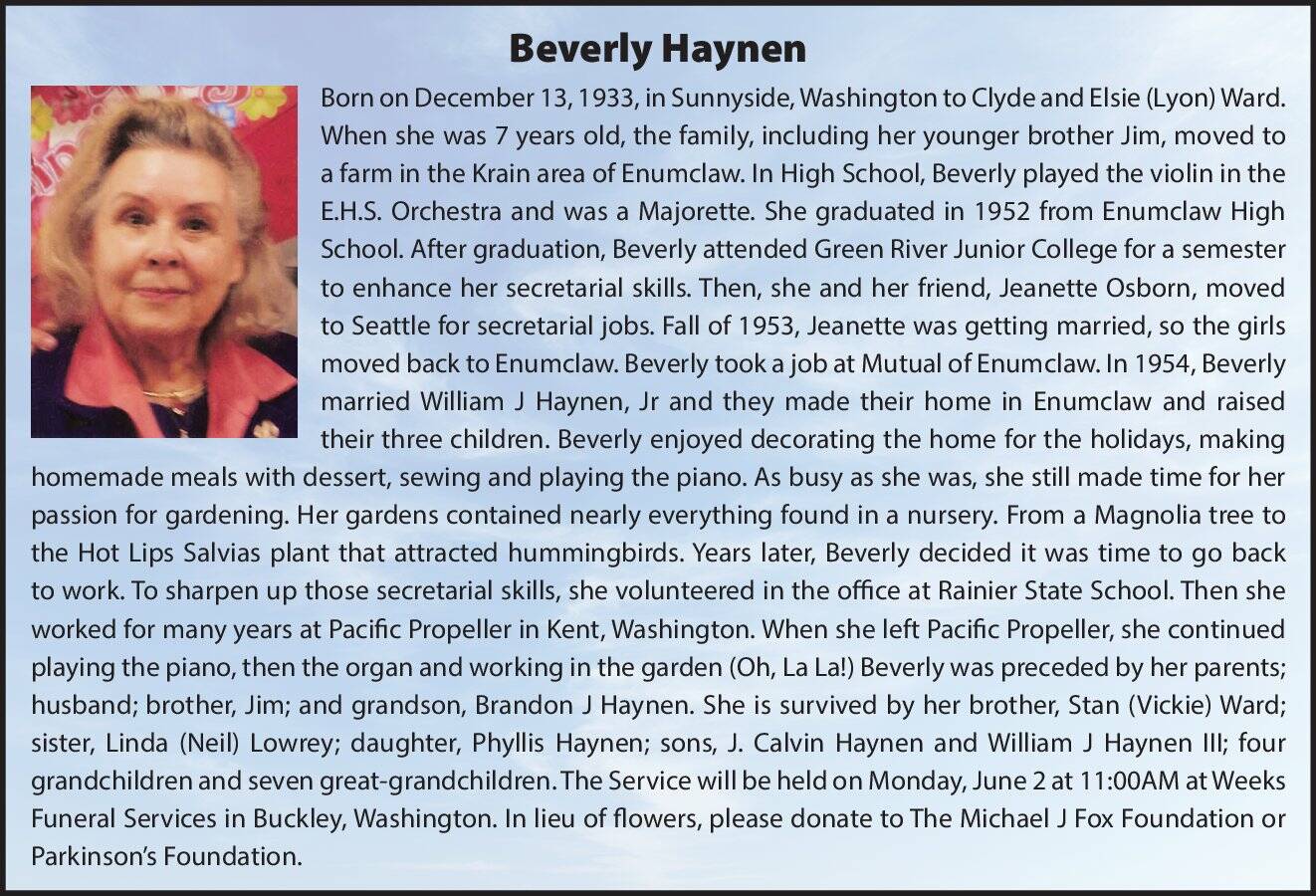 Beverly Haynen
