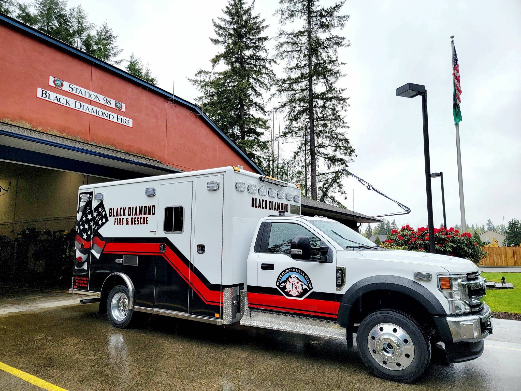 Mountain View Fire and Rescue currently serves the city of Black Diamond out of Station 98. Photo courtesy Mountain View Fire and Rescue