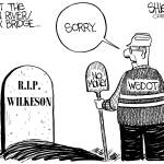 Frank Shiers, Jr. is a longtime King County resident and has drawn political cartoons for over forty years. He creates at least four cartoons a week, which are published in a dozen newspapers.
