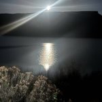 Photo by Kevin Hanson
Washingtons high desert country provides some spectacular evenings, when the moon crests over the butte and shimmers on Banks Lake.