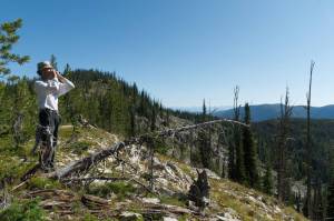 Courtesy photo
Jim Holyan howling in the Idaho backcountry. Its all in the diaphragm, he says.