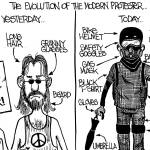 Frank Shiers, Jr. is a longtime King County resident and has drawn political cartoons for over forty years. He creates at least four cartoons a week, which are published in a dozen newspapers.