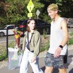 Audrie and Mateo didnt let the White River bridge outage dampen their first anniversary. Photo by Ray Miller-Still