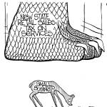 Frank Shiers, Jr. is a longtime King County resident and has drawn political cartoons for over forty years. He creates at least four cartoons a week, which are published in a dozen newspapers.