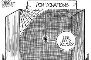 Frank Shiers, Jr. is a longtime King County resident and has drawn political cartoons for over forty years. He creates at least four cartoons a week, which are published in a dozen newspapers.