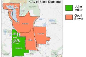 Although mayoral candidate Geoff Bowie secured Old Black Diamond votes, sometimes having more than double the votes than Mayor-elect john Adler, Adlers control of the Ten Trails neighborhood and his strong 3:1 voting ratio secured him the 24 additional votes to become the new city executive. Image courtesy King County/Ray Miller-Still