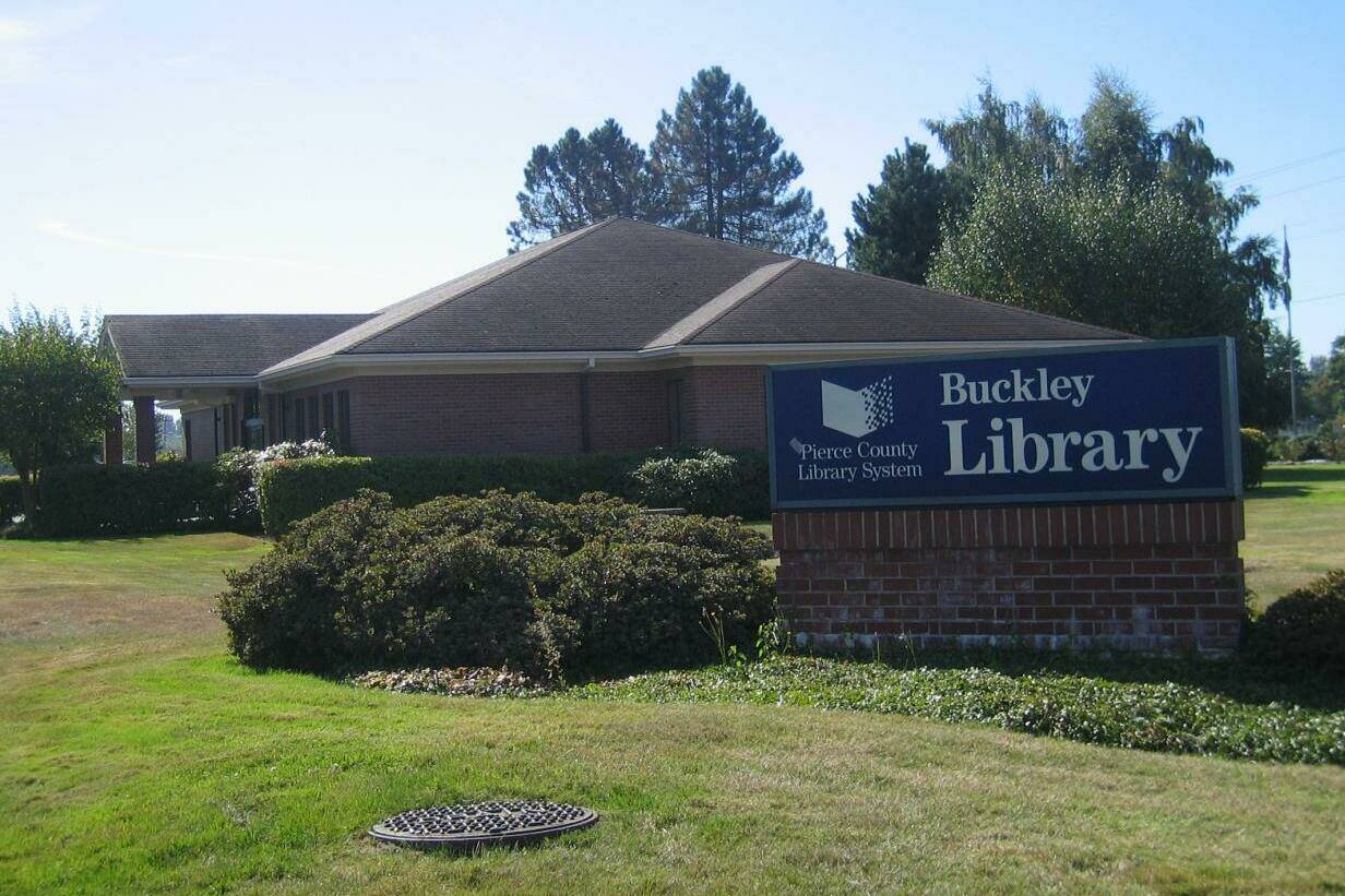 The Buckley library is changing its open hours. Photo courtesy PCLS