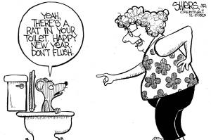 Frank Shiers, Jr. is a longtime King County resident and has drawn political cartoons for over forty years. He creates at least four cartoons a week, which are published in a dozen newspapers.