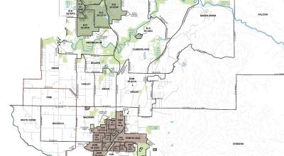 A snapshot of most of the Enumclaw School Districts voting precinct. Screenshot