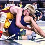 PHOTO BY KEVIN HANSON Enumclaw wrestler Bo Bruhn, first team all-league.