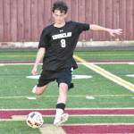 FILE PHOTO BY KEVIN HANSON
 Returning to the lineup for the Enumclaw High soccer team is Junior Gorobets.