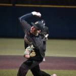 Quin Nearhood throws a pitch for the Hornets. Ben Ray / The Herald