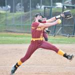 Natalie Harris pitches for White River against Decatur. Ben Ray / The Herald