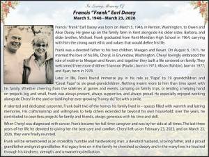 Francis Dacey | Obit