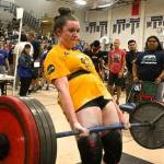 Contributed photos
Lilly Hyatt competing in the deadlift.