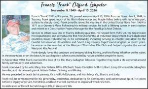 Frank Espeter | Obit