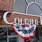 Photo by Ray Miller-Still
You may have noticed The Courier-Herald sign was taken down in the past year since the building was built. Many of the letters have gone home with former staff members who worked at the paper for years.