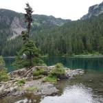 Mowich Lake has been inaccessible to the public for more than a year due to the Fairfax/Carbon River bridge closure, giving cyclists a unique chance to see its beauty. Photo courtesy National Park Service