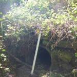 The culvert that carries Ginder Creek to Rock Creek under SR 169 near Black Diamond is too small and poses a barrier for fish. Photo courtesy WSDOT