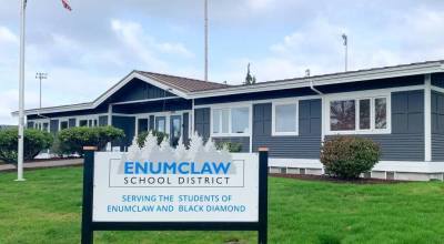The Enumclaw School District administration buildings. Photo courtesy ESD