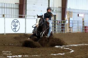 SUBMITTED PHOTOs 
Enumclaw Highs Gabriyela Hernandea on her way to the championship in the Figure 8 event.