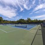 Talbot Hill Park courts are busy with pickleball players. Ben Ray / The Reporter