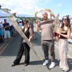 Guests got to hold fins and jaws of thresher and sixgill sharks. Photo by Bailey Jo Josie/Sound Publishing.