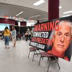 Locals can expect signs depicting Robert Loughs face to start appearing around town. Photo by Ray Miller-Still